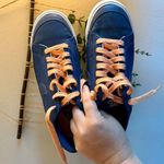 Nike Navy Round Top Flat with Orange details Sneakers Photo 3