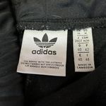 Adidas Women's Black High Rise Drawstring Straight Leg Trousers Sweatpants Sz M Photo 3