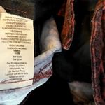 Free People Tailed Cropped Flared Pants Corduroy Floral Print Maroon Black 0 Photo 3