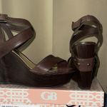 Gianni Bini women’s size 9 “nutty” leather platform shoes new without tags Photo 5