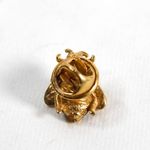 Vintage 1990s Gold Tone Metal Bumblebee Bee Brooch Pin Photo 3