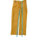 Chloé Chloe Yellow Mustard Sequoia Trousers Relaxed Fit Straight Leg Size T34 34 Photo 6