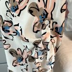 White Floral Mini Dress Pockets Silky Womens Medium Faithful & True Boutique Size undefined Photo 10