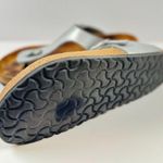 Birkenstock Gizeh Sandals Brown White Birko Flor Flat Flip Flops Thong 41 US 10 Photo 3