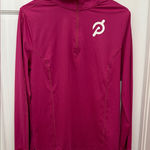 Peloton  Women’s Pink 1/4 Zip Active Jacket Size M Photo 0