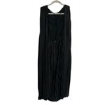 ZARA Pleated Open Back Black Midi Dress
Size Small) Photo 3
