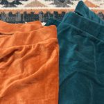 LuLaRoe Velvet Legging Set - Orange and Teal-  Photo 2