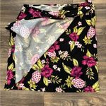Tommy Bahama  Silk Wrap Around Skirt Hibiscus Print Size 16 Photo 2