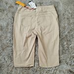 Ruby Rd Petite Chino Clamdigger Capri Pants Wide Waistband Khaki Size 14 Petite Photo 3
