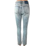 Abercrombie & Fitch  Acid Wash 90's Skinny High Rise Distressed Denim Jeans Sz 24 Photo 2