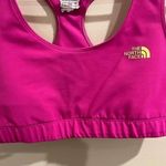 The North Face Size Medium Hot Pink Vapor Wick Sports Bra Photo 3