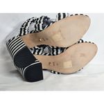 Raye  Revolve Mimi Striped Black Strappy Heeled Mules Womens Size 8.5 Photo 7