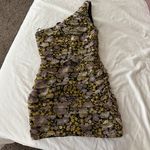 ZARA One Shoulder Mini Dress Photo 2