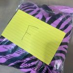 Women’s one piece swimsuit, purple‎ and black zebra stripe Size undefined Photo 11