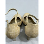 Sam & Libby Womans Slelliance Beige Size 8 m Heel Ankle Buckle Shoes Photo 4