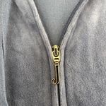 Juicy Couture Women’s Extra Large Black Label Velour Rhinestone Track Jacket Y2K Photo 1