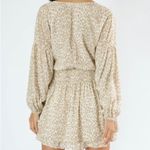 GIRL AND THE SUN Leopard Print Tan Mini Dress Size XS Photo 5