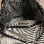 Christian Siriano Black Faux Leather Backpack Photo 4