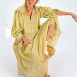 Yvonne S Queen Victoria bubble pink Dress NWT Yellow Size XS Photo 2