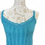 Maurice's Teal Lace Cami Fairy Core Cottage Core Y2K Basic Layering Size Medium Photo 1