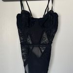 Aerie Black Lace Bodysuit Photo 0