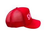 Taylor Swift SWIFTIE Trucker Hat in Red with Pink Glitter Photo 1