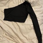 SheIn One Shoulder Crop Top Photo 0