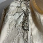 Spirit Vintage 80’s bling sweater cream wool blend Size Small Photo 2