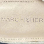 Marc Fisher WO SIZE 9.5 LEATHER OATMEAL TAN ANKLE STRAP SANDAL 2” WEDGE HEELL Photo 7