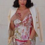 ZARA dress midi floral boho summer casual split satin wedding Photo 2