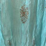 Mint/ Gold Muslim Islamic Boho Festival Scarf Shawl Wrap Oversized One Size Green Photo 9