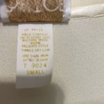 Bill tice beige cream soft with embroidered collar long belted robe size small Photo 1