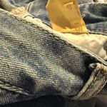 Evis Vintage Straight Wide Leg Mid Rise Full Length Casual Denim Jean Zip 8 Blue Photo 8