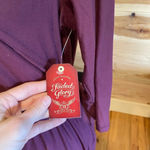 Faded Glory  purple wrap style dress size M (8/10)‎ Photo 3