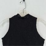 Glamorous  Sleeveless Cropped High Neck Crop Top Lace Small Black Photo 7