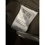 Nation Ltd Wms Sz M Satin Elastic Waist Drawstring Mid-Rise Tapered Pants Brown Photo 9