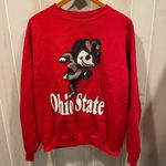 Vintage 90s soft cozy oversized OSU Buckeyes The Ohio State brutus sweatshirt Red Size XL Photo 0
