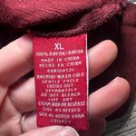 Caribbean Joe VTG 90s‎  Red Palm Tree Print Button Down Shirt Womens XL Blouse Photo 4