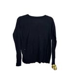 Lululemon Pure Balance Sweater Long Sleeve Cashmere Blend Black Size 8 Photo 1