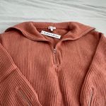 For Love & Lemons  quarter zip knit sweater Photo 2