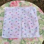 Vintage 1989 Avon Crayons Print Handkerchief Red Photo 4