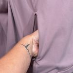 Athleta  Rainier mauve half zip pullover top size L Photo 7