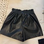 BB Dakota  Black Faux Leather Shorts Photo 5