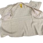 Catherine Malandrino 100% Baby ALPACA Cream Embroidered Vintage Button Top Sz S Photo 7