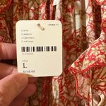 Free People NWT  Feeling Groovy Maxi Dress in red & cream Photo 5