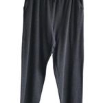 Eileen Fisher Gray Elastic Waist Stretchy Comfy Lounge Pants Photo 3