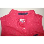 Columbia NWT New Womens Pink Blue Dot Dress PFG M Slits Pockets Cotton Rod Logo Photo 4