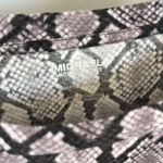 Michael Kors Purple Snake-Embossed Logo Long Top Tunic / Size XS Photo 2