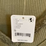 Free People Intimately  Fresh Take Nightie Fall Green Waffle Knit Tier Dress Photo 5