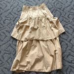 ZARA  Brown Tan Tiered Maxi Skirt Photo 2